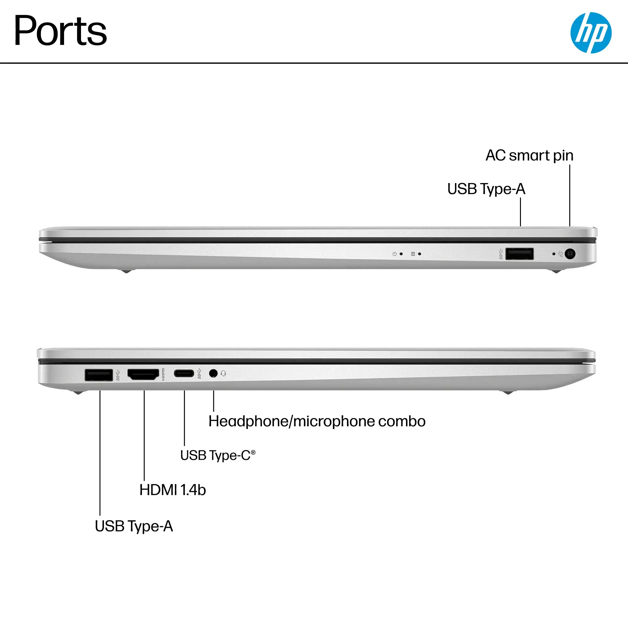 HP - 17.3" Full HD Laptop - AMD Ryzen 5 - 8GB Memory - 512GB SSD - Natural Silver-17.3 inches-AMD Ryzen 5 7000 Series-8 GB Memory-512 GB-Natural Silver