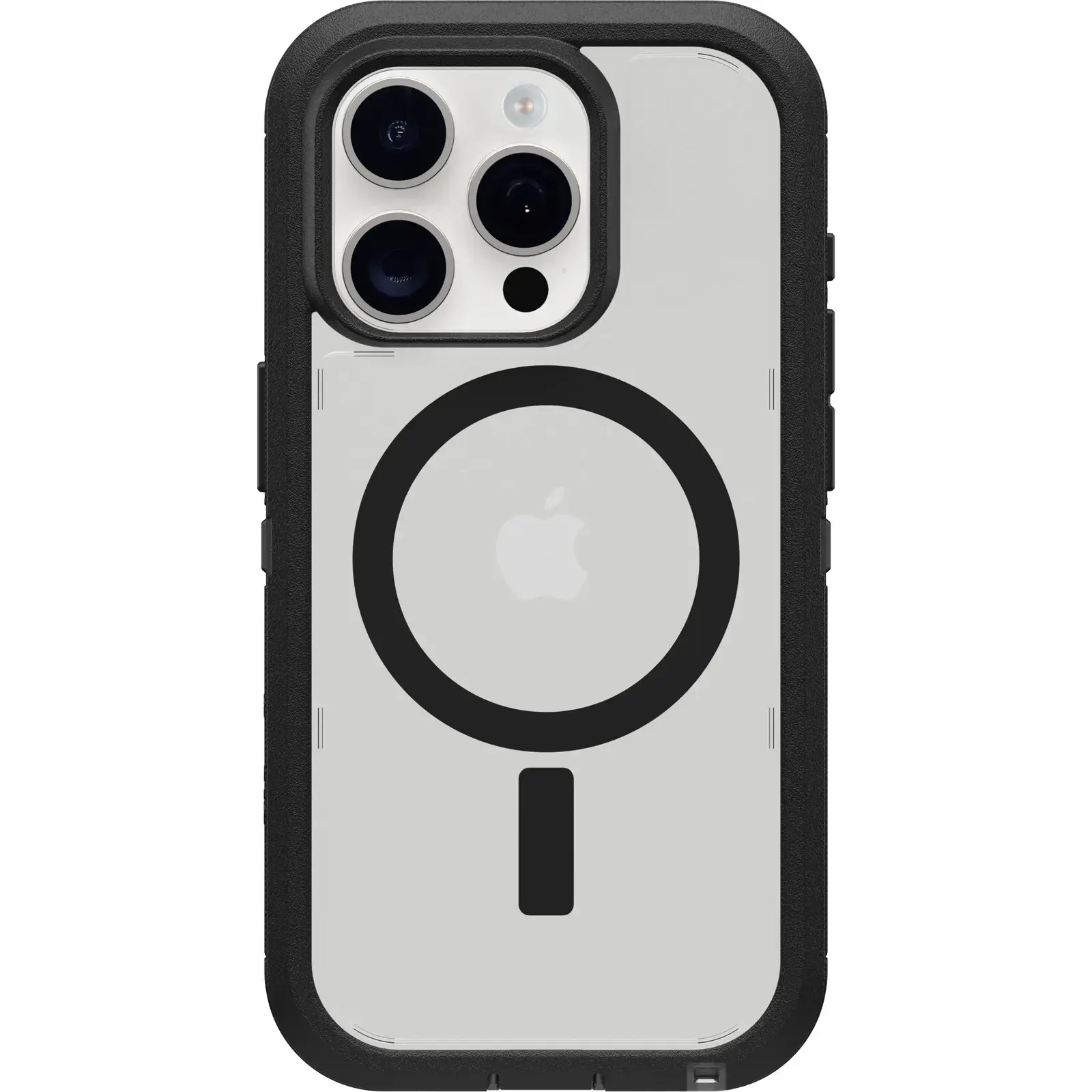 OtterBox - Defender Series Pro XT Hard Shell for MagSafe for Apple iPhone 15 Pro - Dark Side