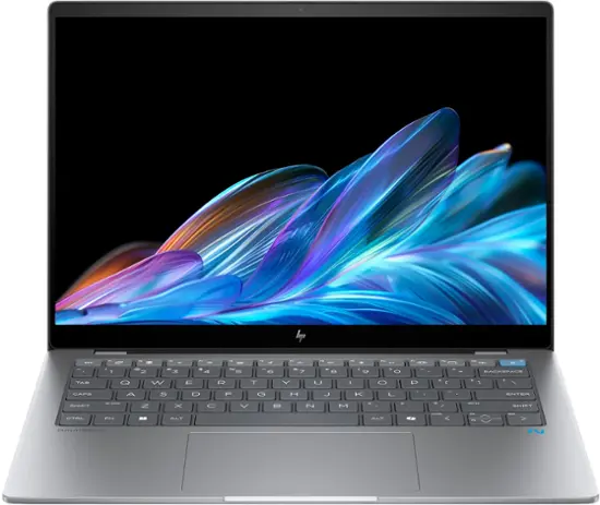 HP - OmniBook X - Copilot+ PC - 14" 2.2K Touch-Screen Laptop - Snapdragon X Elite - 16GB Memory - 1TB SDD - Meteor Silver