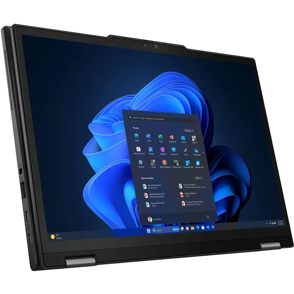 Lenovo - ThinkPad T14 Gen 5 14" Touch - Screen Laptop - Ultra 7 with 16GB Memory - 1TB SSD - Gray-16 inches-Intel Core Ultra 7 Series 1-16 GB Memory-1 TB-Gray