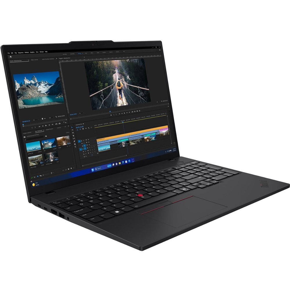 Lenovo - ThinkPad T16 Gen 3 16" Touch - Screen Laptop - Ultra 5 with 16GB Memory - 512GB SSD - Black-16 inches-Intel Core Ultra 5 Series 1-16 GB Memory-512 GB-Black