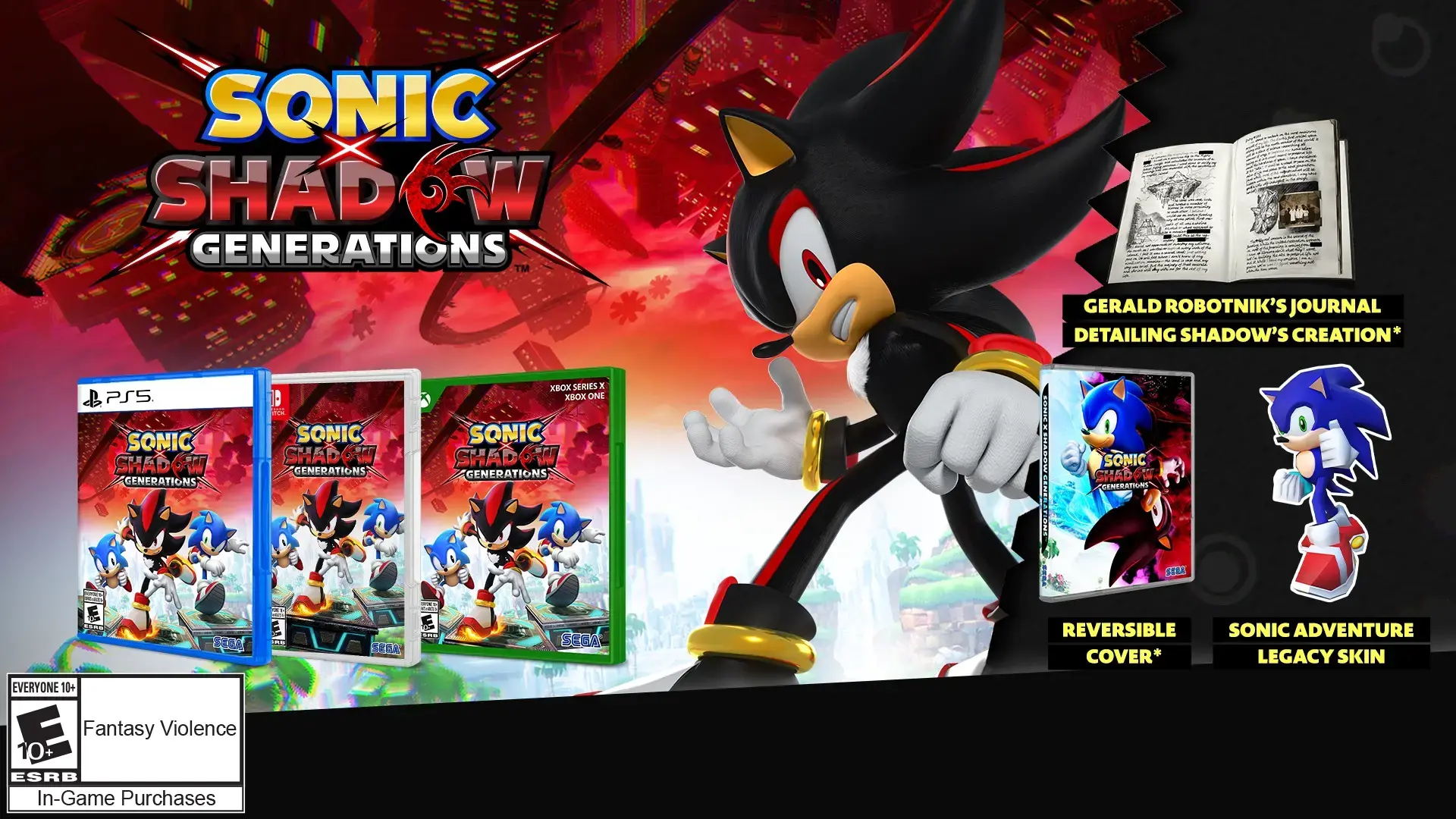 SONIC X SHADOW GENERATIONS - PlayStation 5