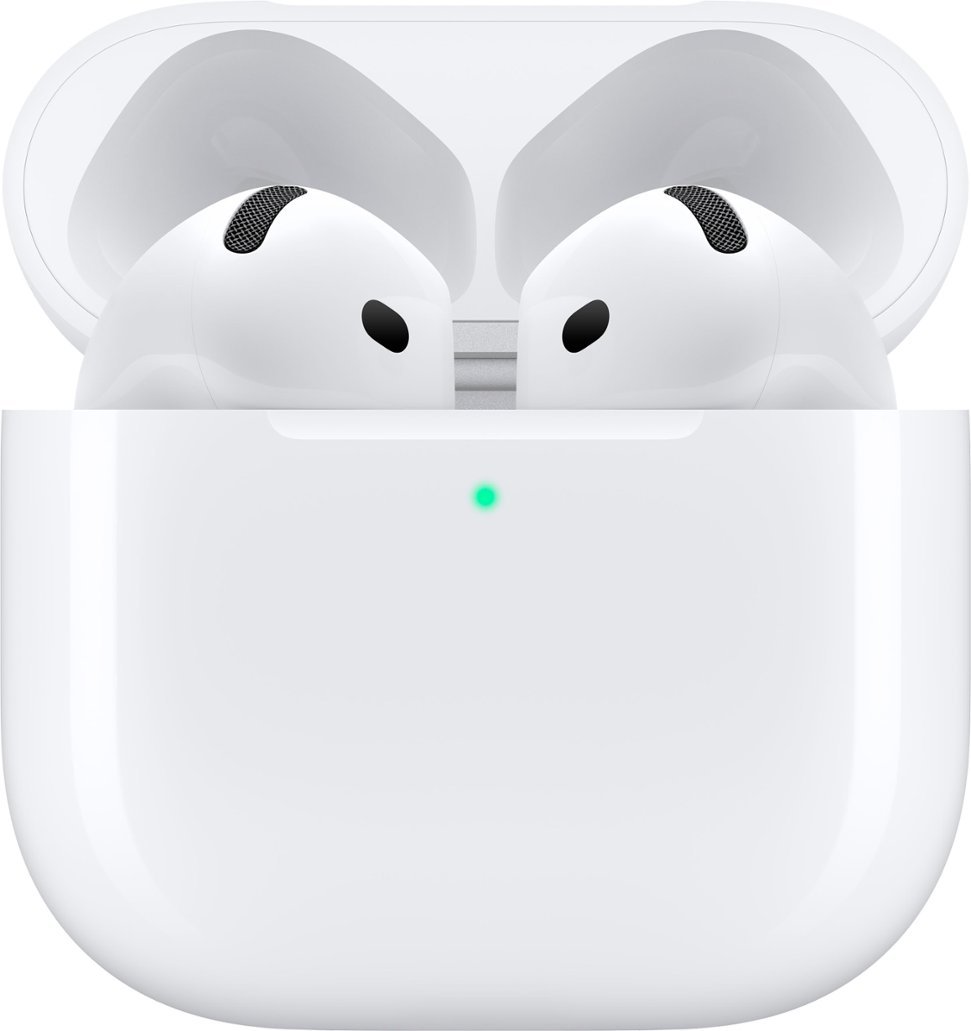 Apple - AirPods 4 with Active Noise Cancellation - White