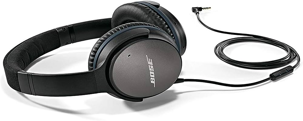 Bose - QuietComfort 25 Headphones Inline Mic/Remote-Samsung & Android - Black-Black