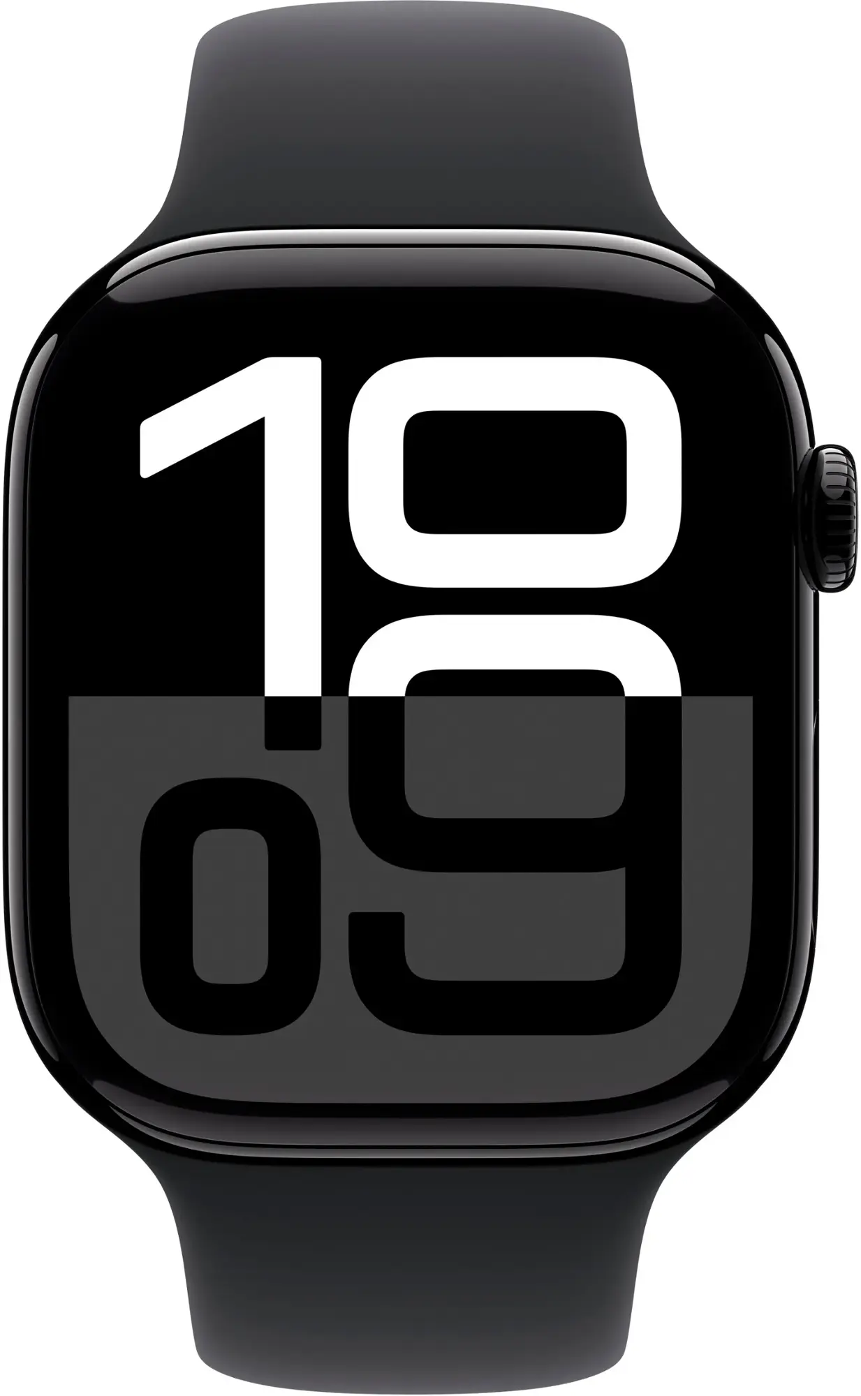 Apple Watch Series 10 (GPS+Cellular) 46mm Aluminum Case with Black Sport Band - M/L - Jet Black - (2024)