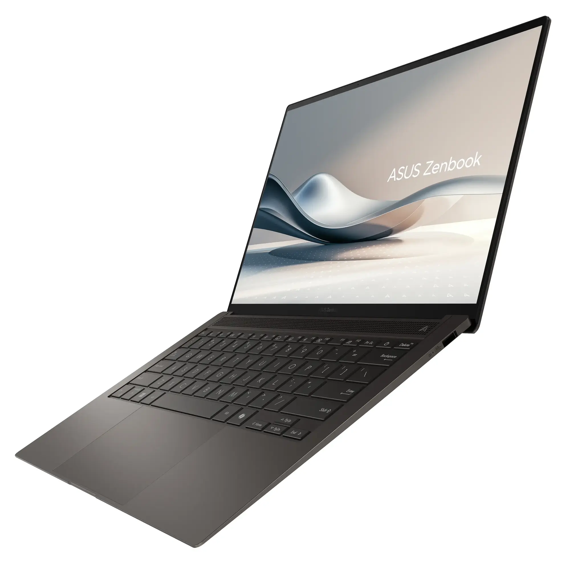 ASUS - Zenbook S 14 - 14" 3K OLED Touch Laptop - Copilot+ PC - Intel Core Ultra 7 - 16GB Memory - 1TB SSD - Zumaia Gray