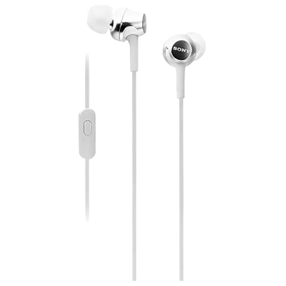 Sony - MDREX14AP Wired Earbud Headphones - White