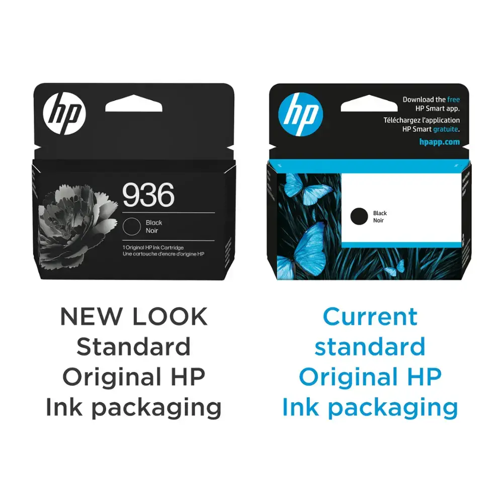 HP - 936 Standard Capacity Ink Cartridge - Black-Black