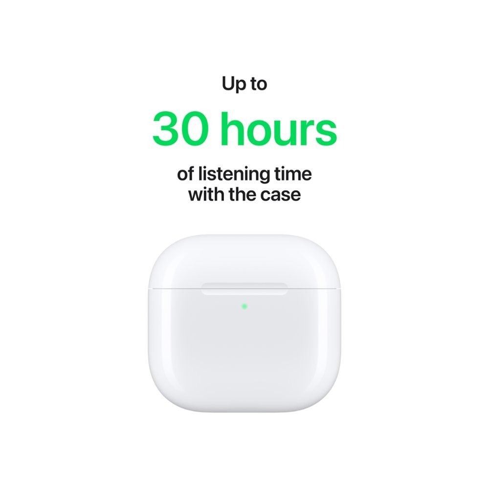 Apple - AirPods 4 with Active Noise Cancellation - White-White