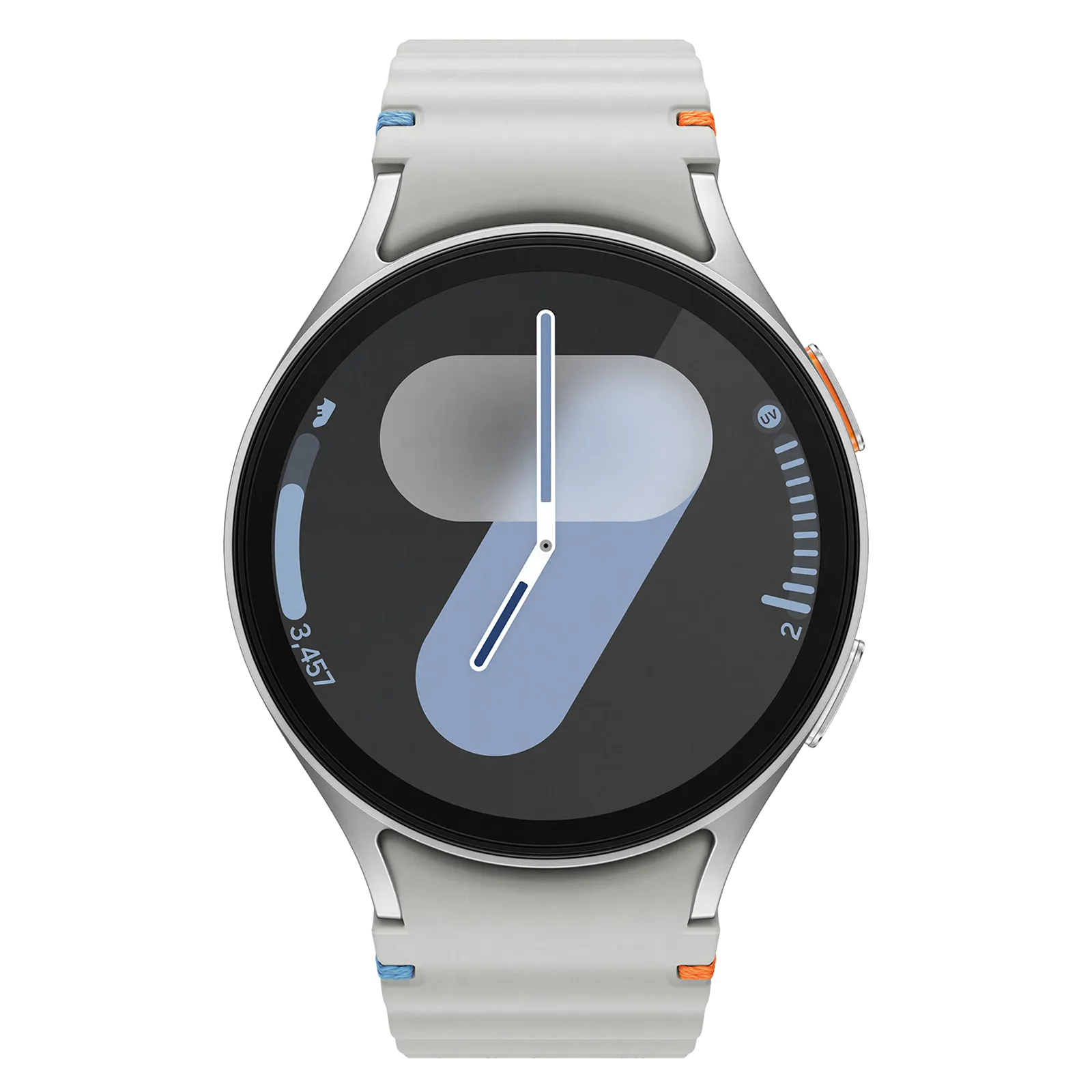 Samsung - Galaxy Watch7 Aluminum Smartwatch 44mm BT - Silver