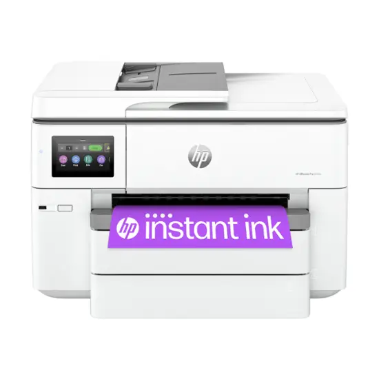 HP - OfficeJet Pro 9730e Wireless All-In-One Wide Format Inkjet Printer with 3 Months of Instant Ink Included with HP+ - White-White