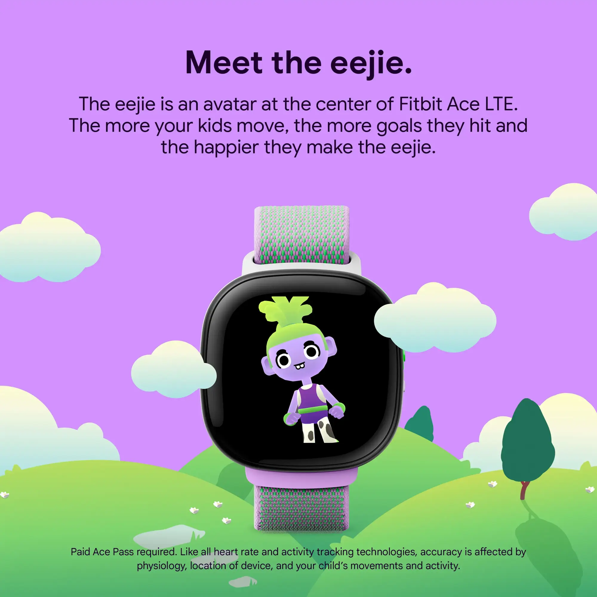 Fitbit Ace LTE - Kids Smartwatch with In-App Calling, Messaging, GPS - Mild