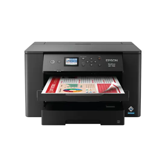 Epson - WorkForce Pro WF-7310 Wireless Wide-Format Inkjet Printer - Black