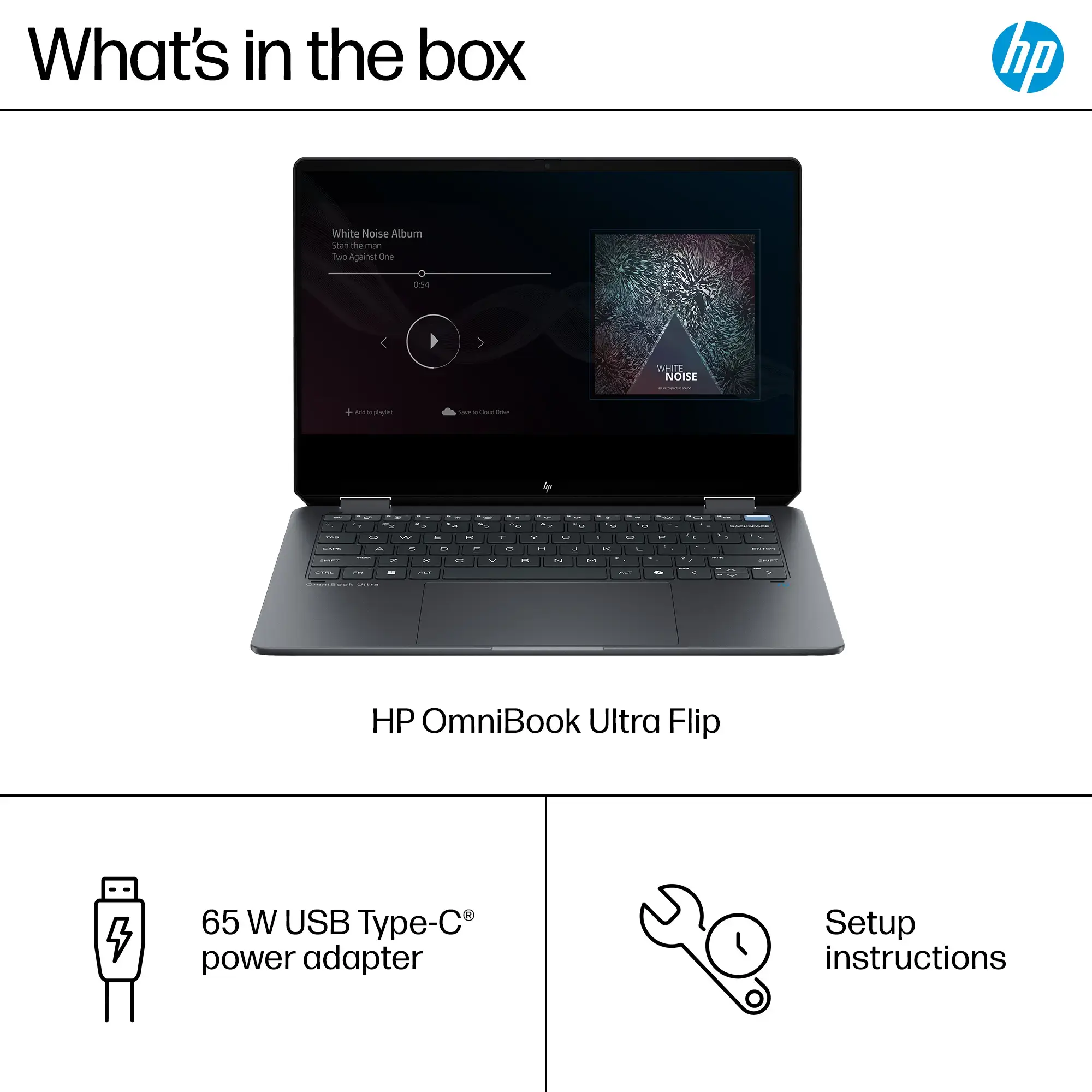 HP - OmniBook Ultra Flip - Copilot+ PC - 14" 3K OLED Touch-Screen Laptop - Intel Core Ultra 7 - 16GB Memory - 1TB SSD - Eclipse Gray-14 inches-Intel Core Ultra 7 Series 2 Evo Edition-16 GB Memory-1 TB-Eclipse Gray