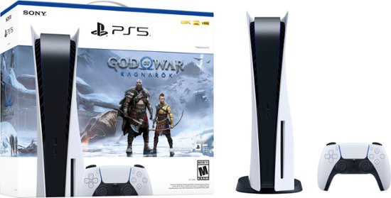 Sony - PlayStation 5 God of War Ragnarök Console Bundle - White-White
