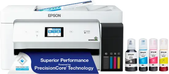 Epson - EcoTank ET-15000 Wireless All-In-One Inkjet Printer - White