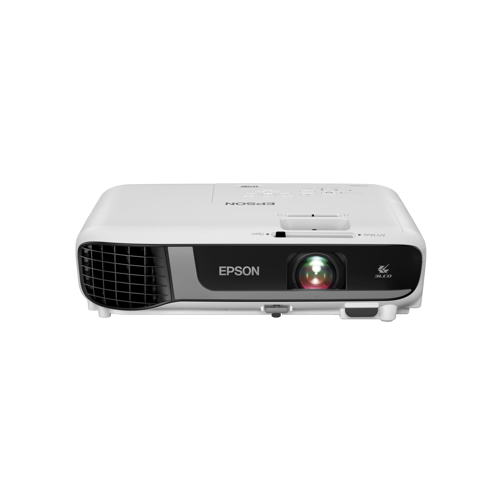 Epson - Pro EX7280 3LCD WXGA Projector with Built-in Speaker - White