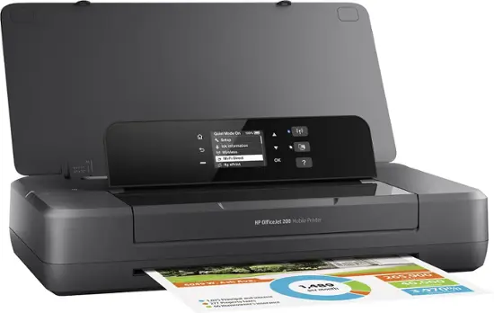 HP - Office Jet 200 Mobile Inkjet Printer - Black