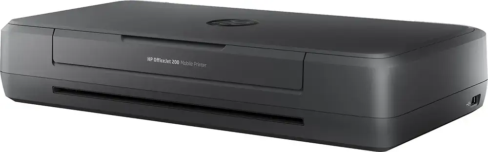 HP - Office Jet 200 Mobile Inkjet Printer - Black-Black