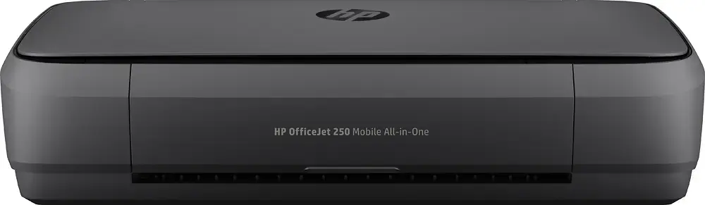 HP - OfficeJet 250 Mobile Wireless All-In-One Inkjet Printer - Black-Black