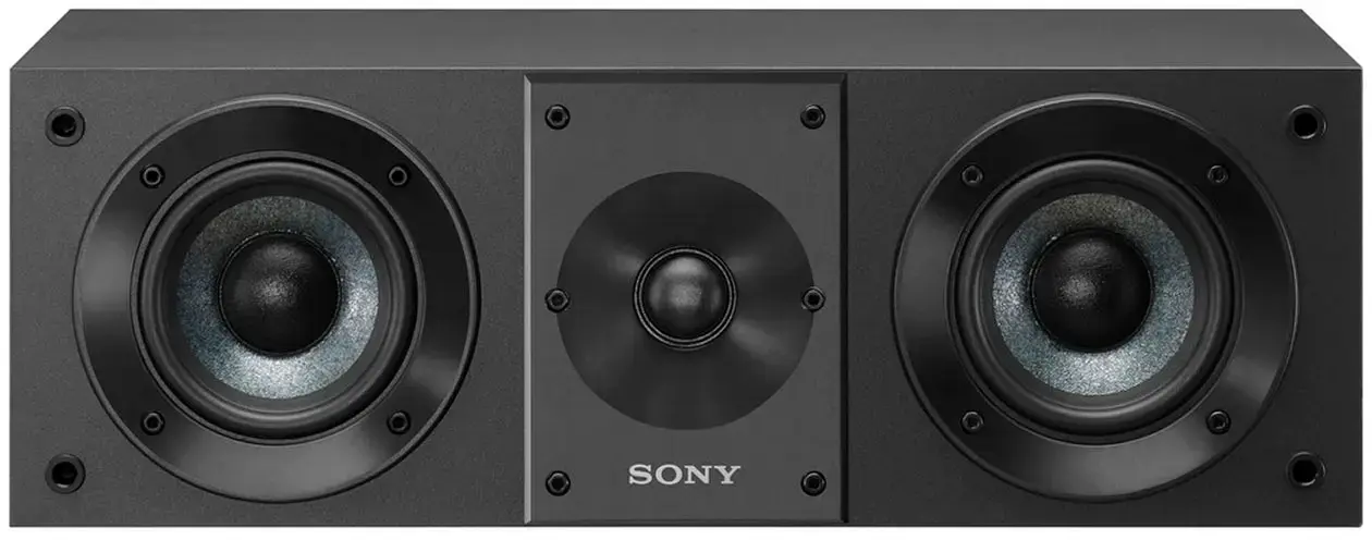 Sony - Core Series 4" 2-Way Center-Channel Speaker - Black