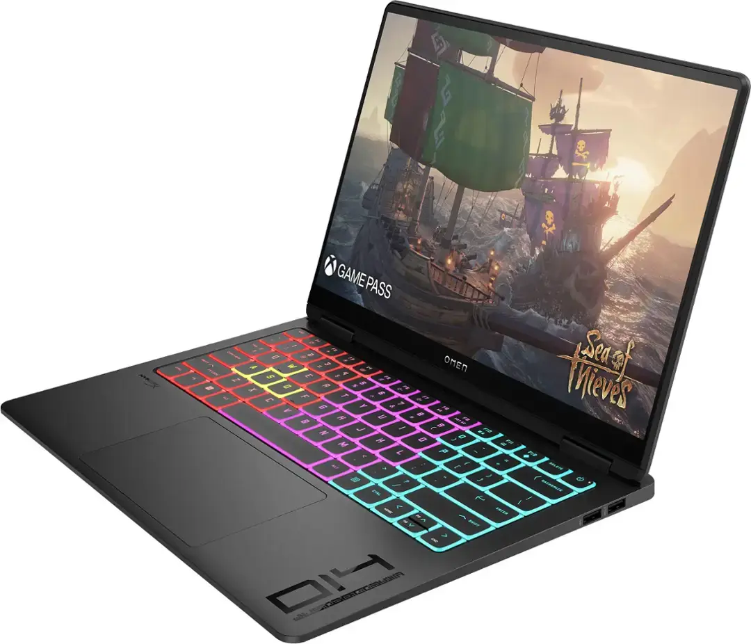 HP OMEN - Transcend 14" 120 Hz 3K OLED Gaming Laptop - Intel Core Ultra 9-185H - 32GB Memory - NVIDIA GeForce RTX 4070 - 1TB SSD - Shadow Black