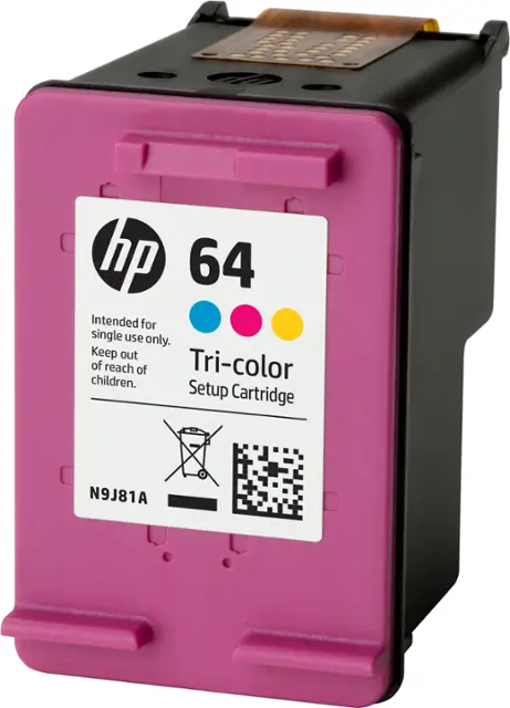 HP - 64 Standard Capacity Ink Cartridge - Tri-color