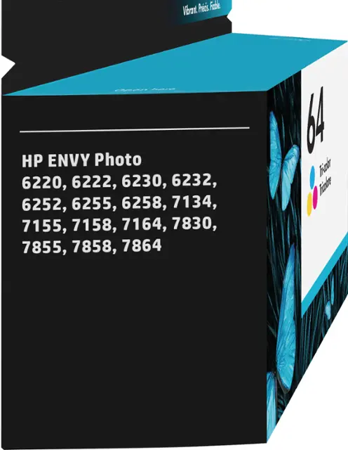 HP - 64 Standard Capacity Ink Cartridge - Tri-color