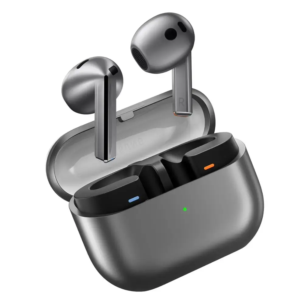 Samsung - Galaxy Buds3 Wireless Earbud Headphones - Silver-Silver