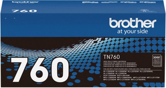 Brother - TN760 High-Yield Toner Cartridge - Black