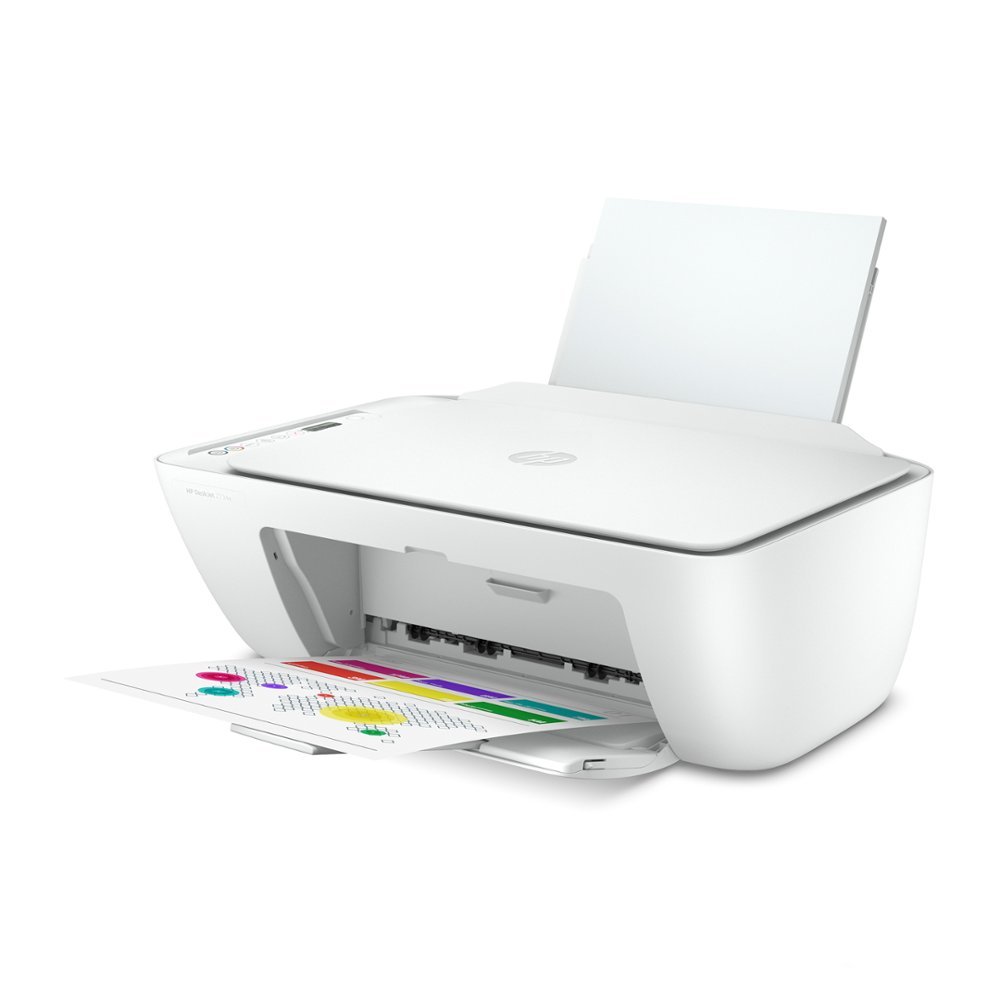 HP - DeskJet 2734e Wireless All-In-One Inkjet Printer with 6 months of Instant Ink included from HP+ - White