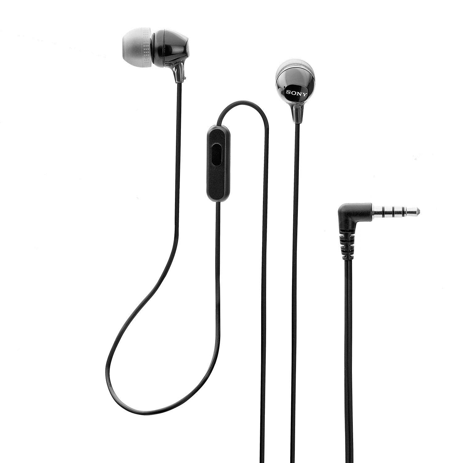 Sony - MDREX14AP Wired Earbud Headphones - Black