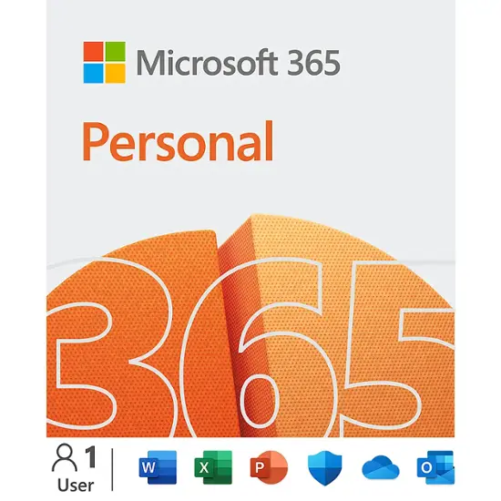 Microsoft - 365 Personal (1 Person) (12-Month Subscription) - Activation Required - Windows, Mac OS, Apple iOS, Android [Digital]QQ2-00027