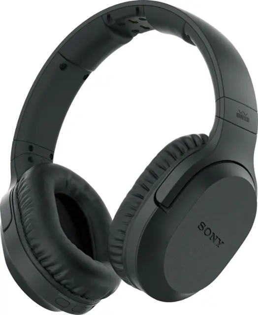 Sony - WHRF400 RF Wireless Headphones - Black-Black