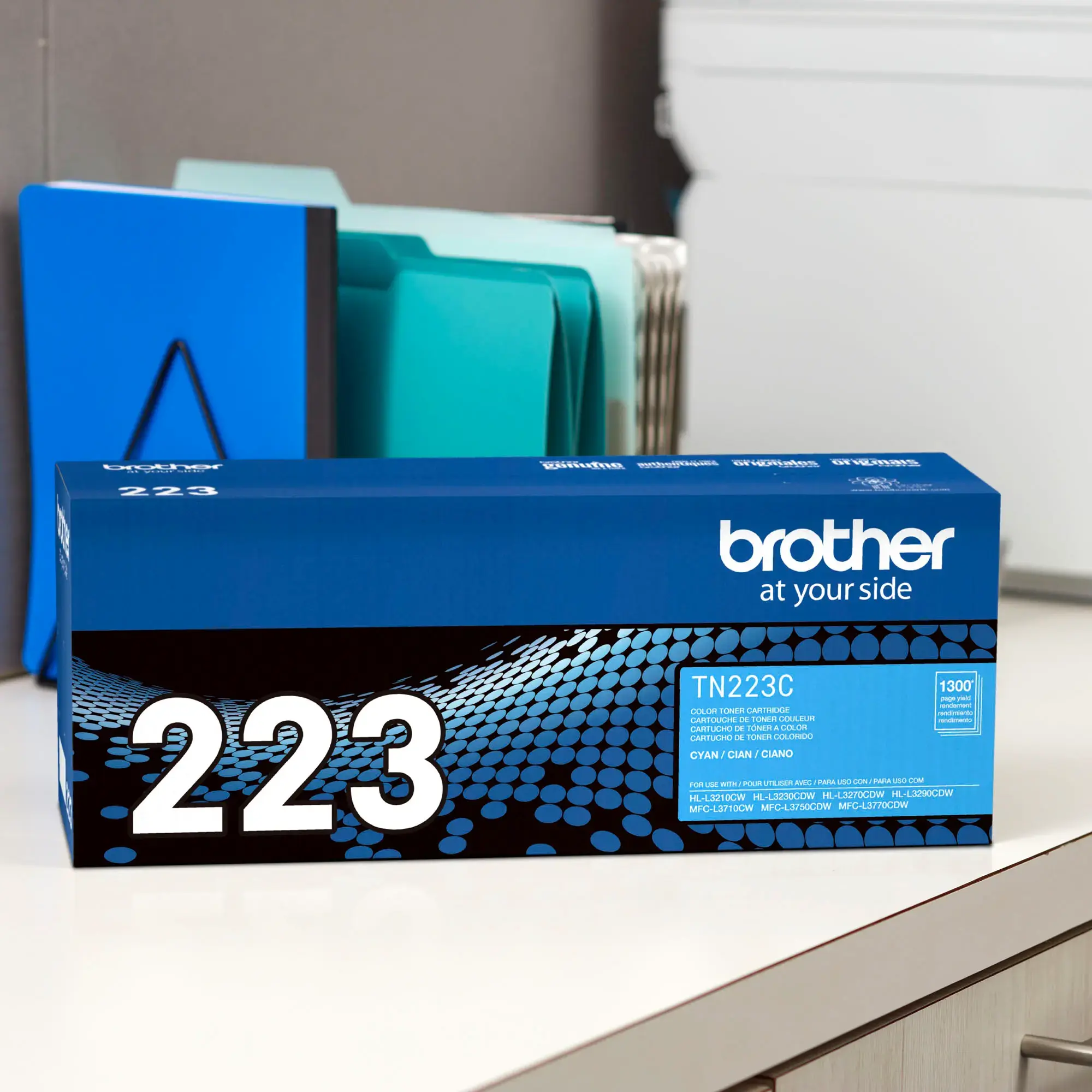 Brother - TN225C High-Yield Toner Cartridge - Cyan