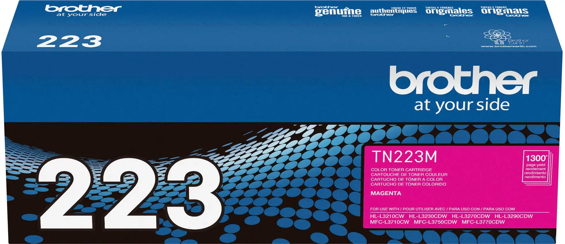 Brother - TN-227M High-Yield - Toner Cartridge - Magenta