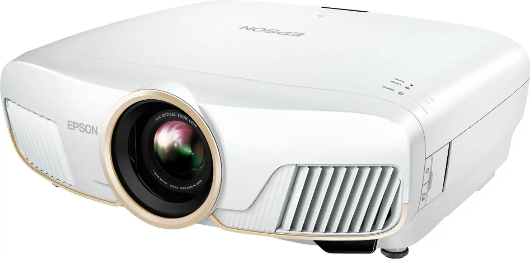 Epson - Home Cinema 5050UB 4K PRO-UHD 3-Chip HDR Projector - White-White