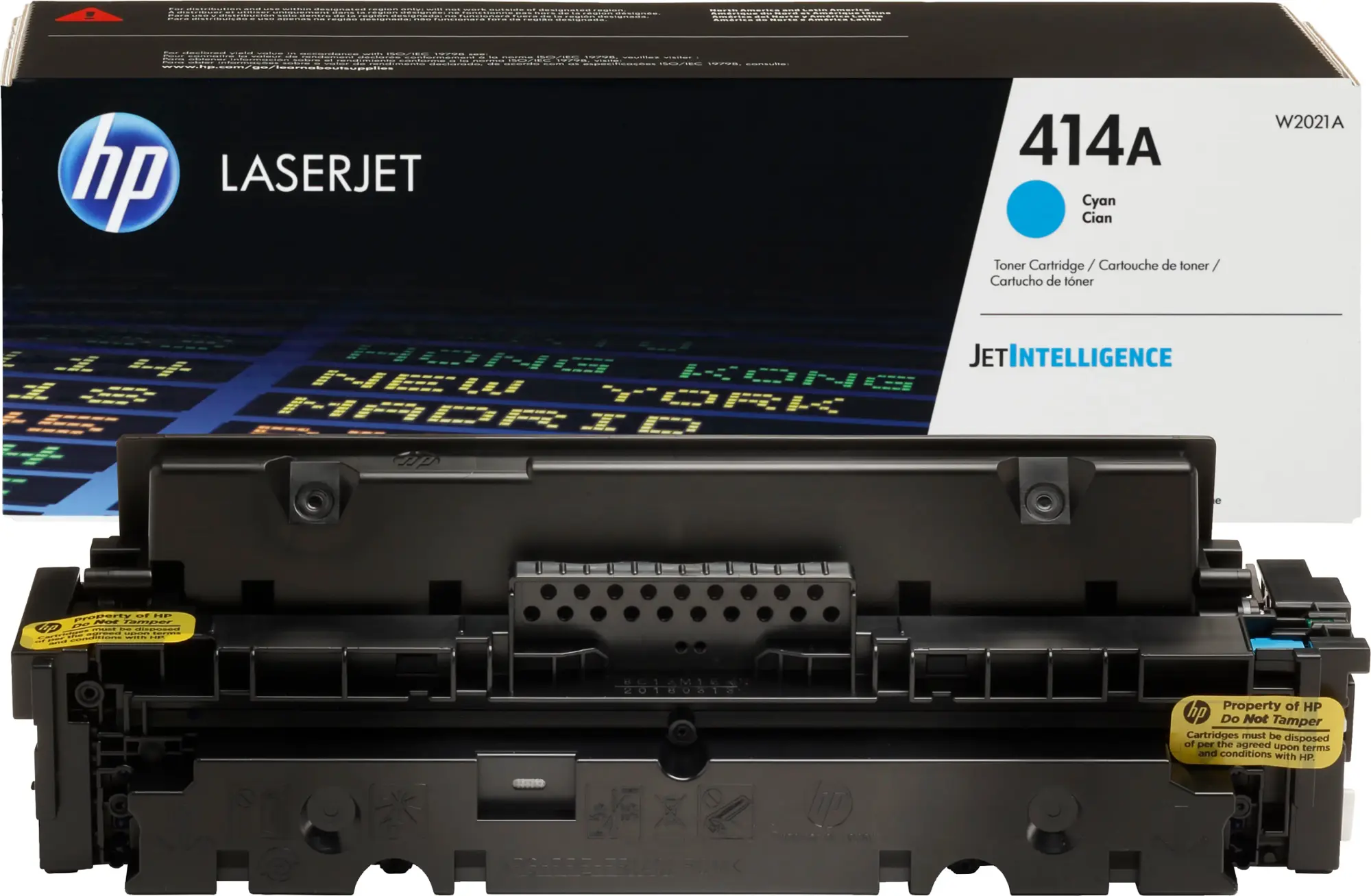 HP - 414A Standard Capacity Toner Cartridge - Cyan