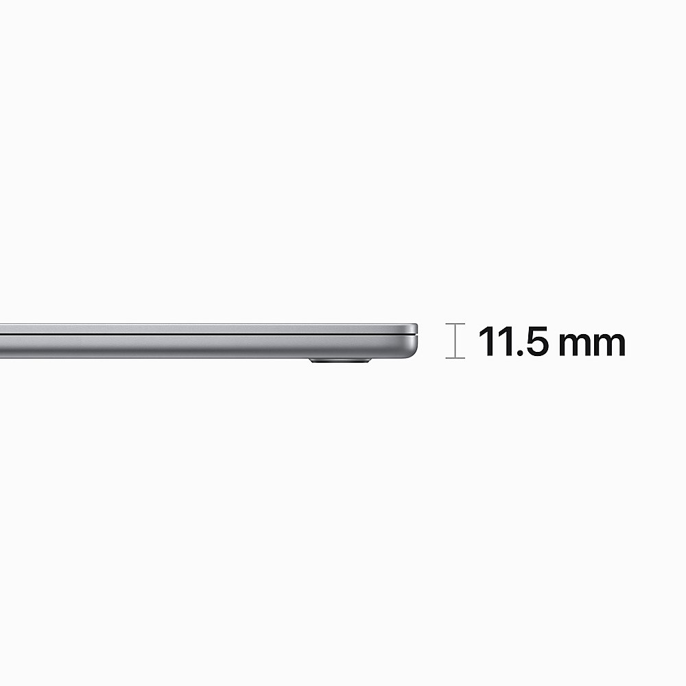 Apple - MacBook Air 15" Laptop - M2 chip Built for Apple Intelligence - 16GB Memory - 1TB SSD - Space Gray-15 inches-Apple M2-16 GB Memory-1 TB-Space Gray