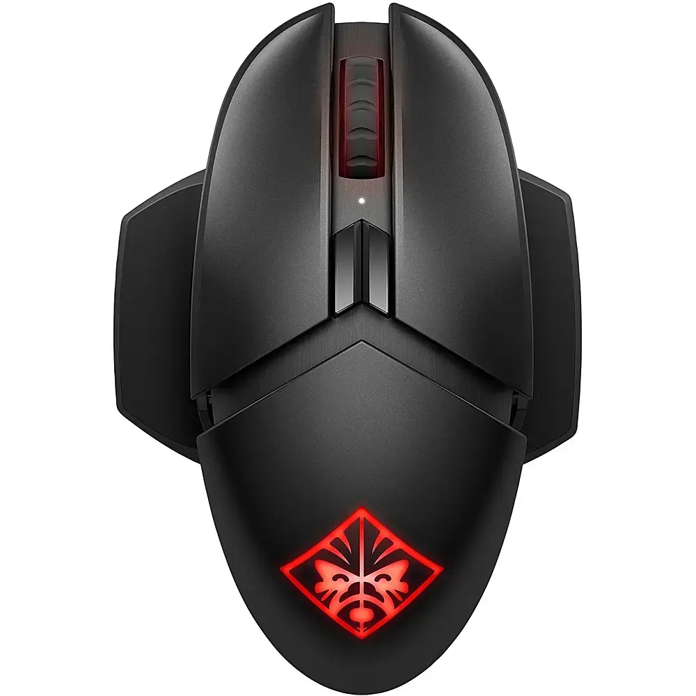 HP OMEN - Photon Wireless Optical Mouse - Black-Black