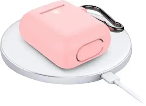 SaharaCase - Case Kit for Apple AirPods (1st Generation and 2nd Generation) - Pink Rose