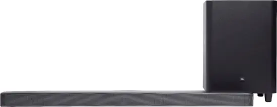 JBL - 5.1-Channel Soundbar with Wireless Subwoofer - Black