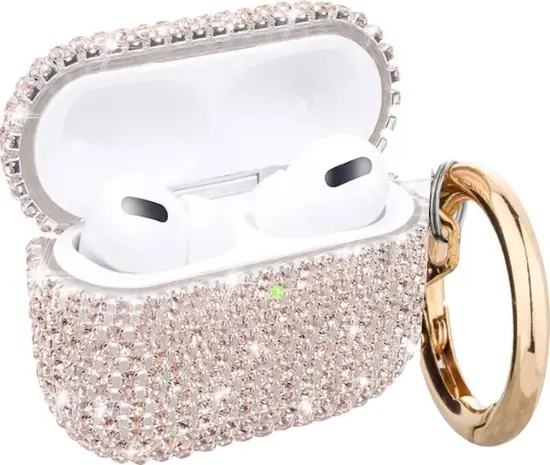 SaharaCase - Rhinestone Case for Apple AirPods Pro (1st Generation) - Gold