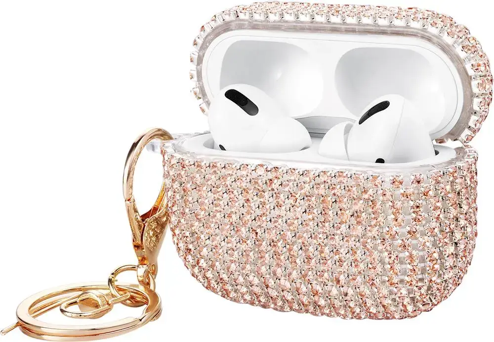 SaharaCase - Rhinestone Case for Apple AirPods Pro (1st Generation) - Gold