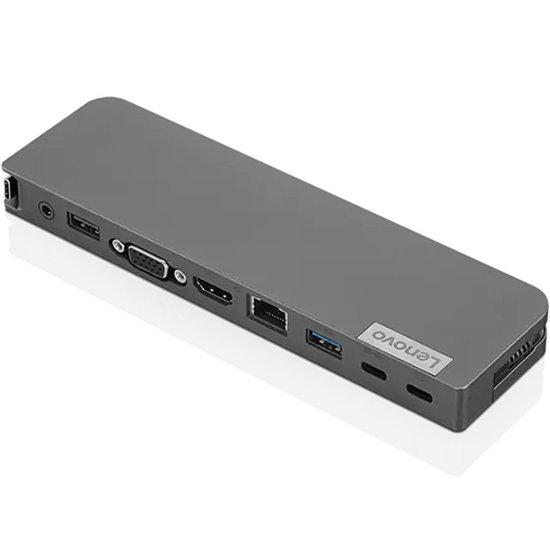 Lenovo - USB-C Mini Docking Station - Iron Gray-Iron Gray