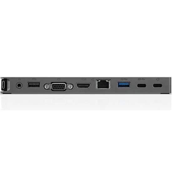 Lenovo - USB-C Mini Docking Station - Iron Gray-Iron Gray