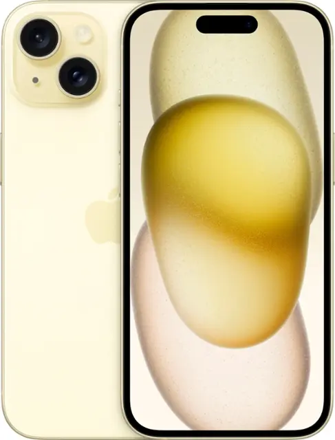 Apple - iPhone 15 512GB - Yellow (AT&T)