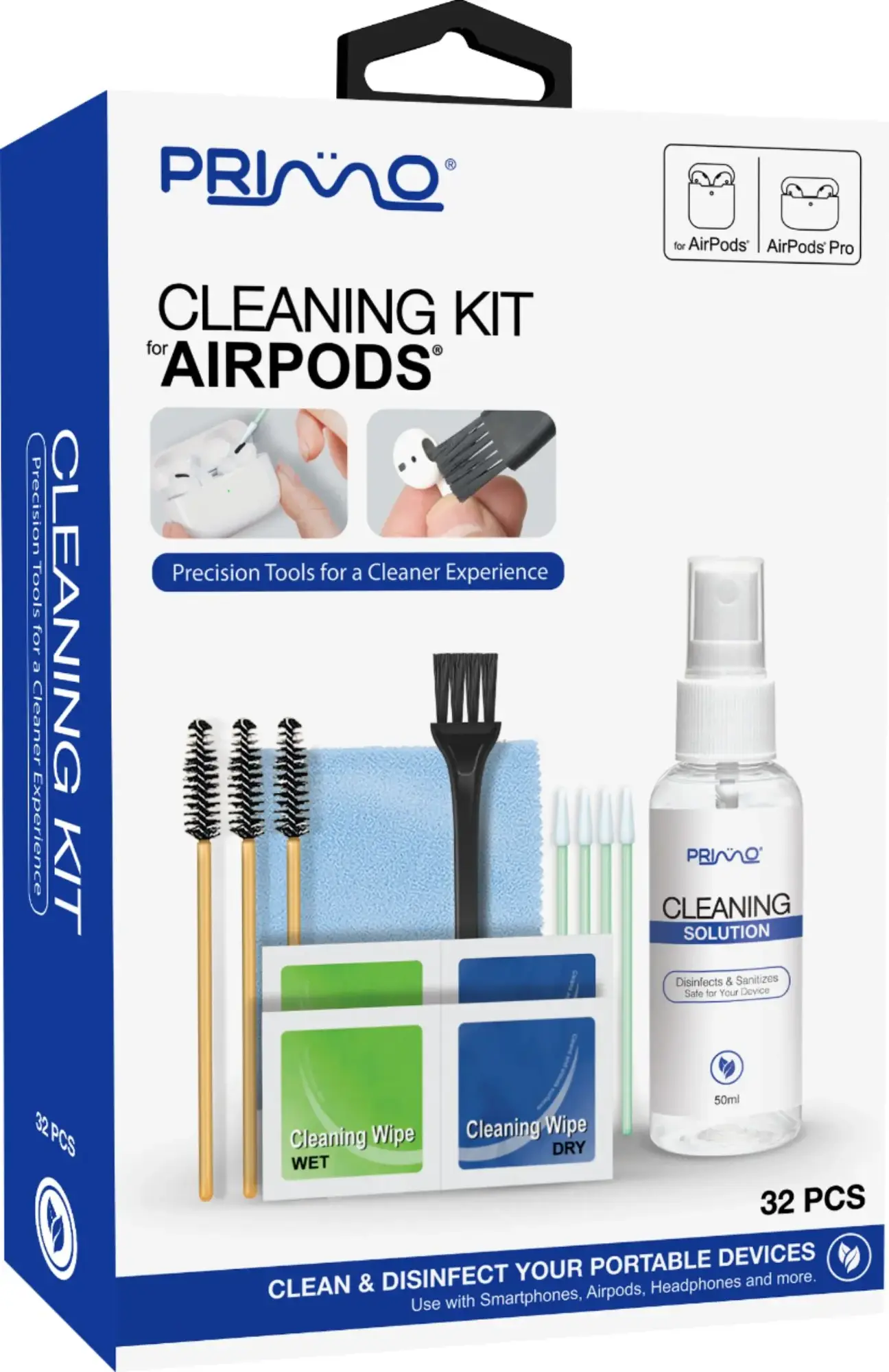 Just Wireless - Air pods Cleaning Kit - Clear