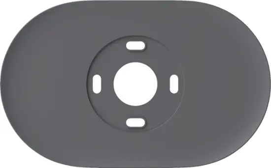 Google - Nest Thermostat Trim Kit - Charcoal-Charcoal