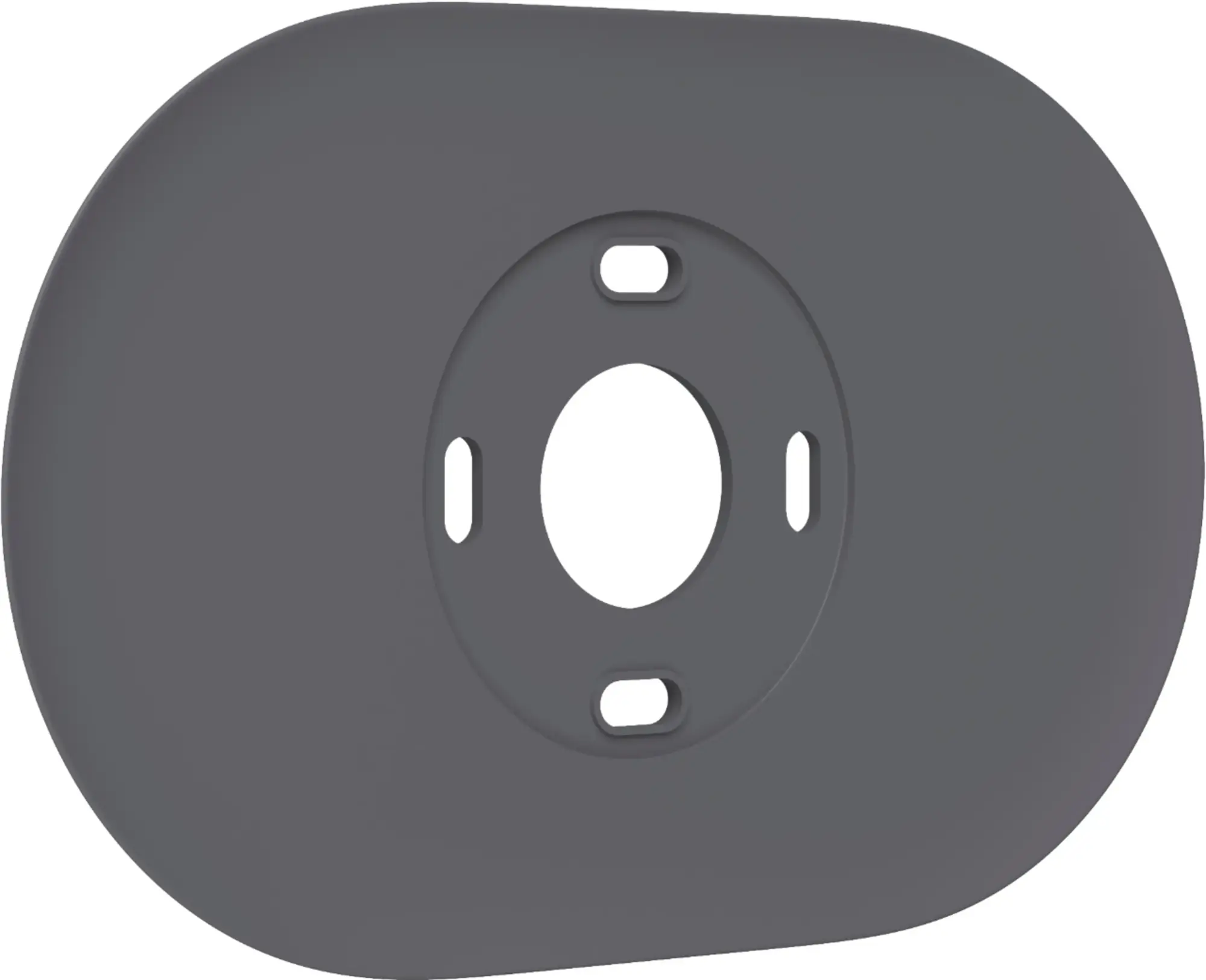 Google - Nest Thermostat Trim Kit - Charcoal-Charcoal